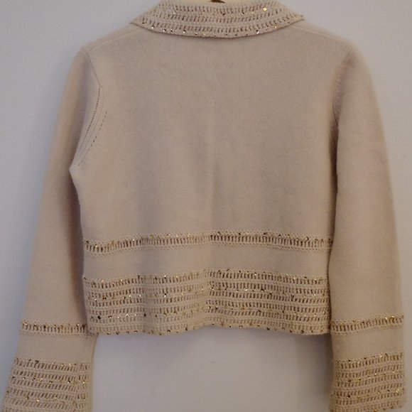 LOVE MOSCHINO Sequin Cropped Cardigan - Picture 3 of 16